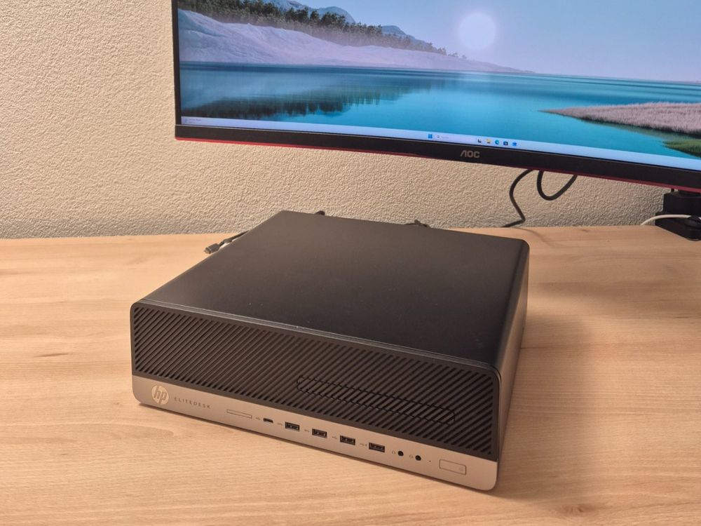 HP EliteDesk 800 G3 SFF, 16GB RAM, 512GB SSD, i7-6700 3.40