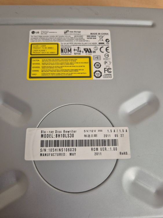 LG BH10LS30 Blu-ray / DVD Optical Drive Burner - Image 2