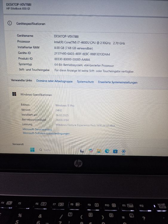 HP Elitebook 850 G1, i7-4600U - Image 2