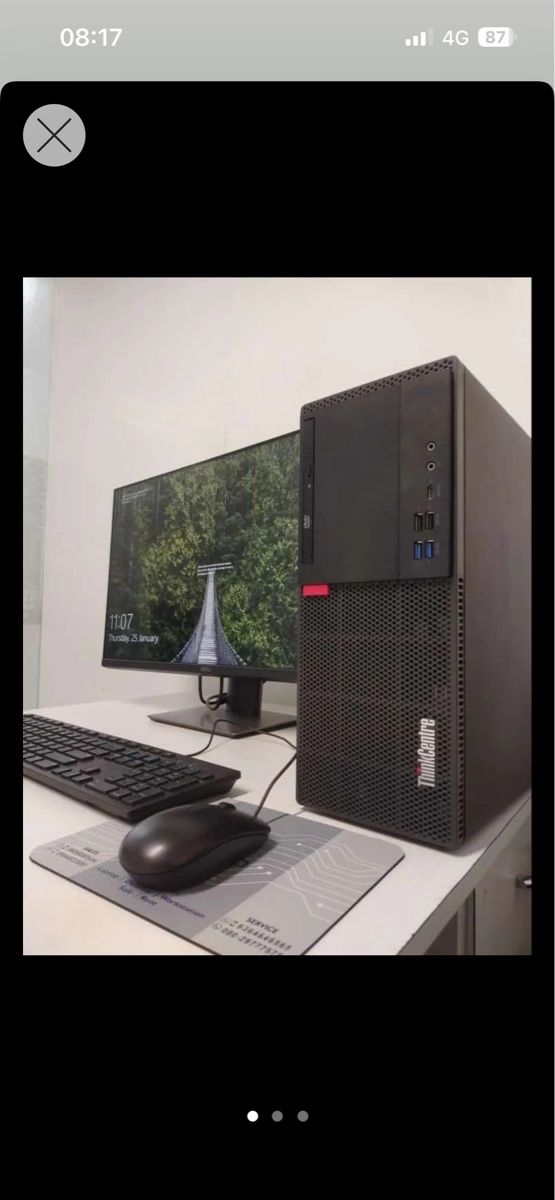 Thinkcentre i7 16GB RAM NVIDIA Grafikkarte 6GB 1TB Speicher - Image 1