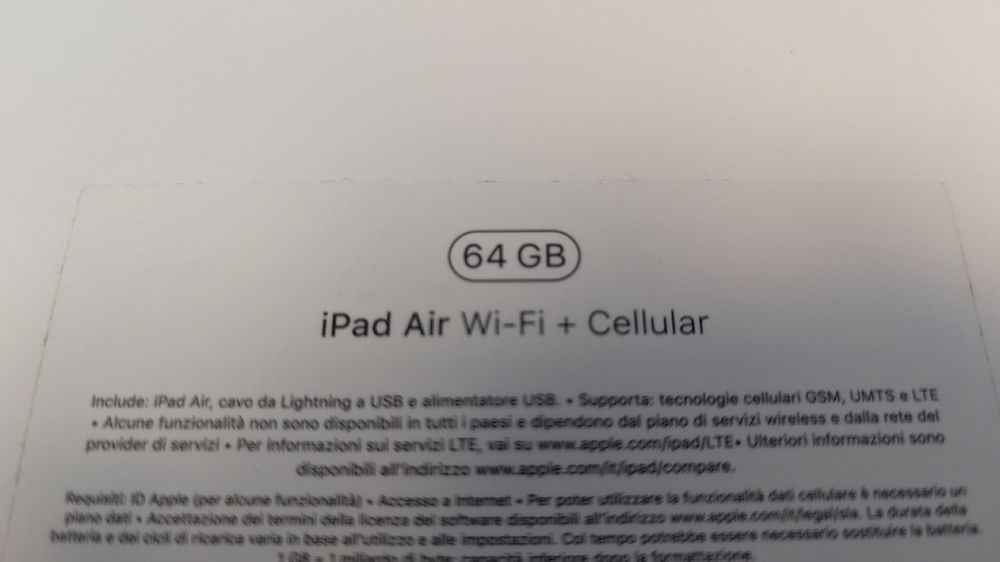 Apple iPad Air 64GB Wi-Fi +Cellular - Image 2