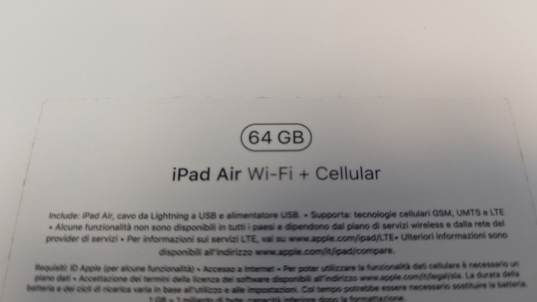 Apple iPad Air 64GB Wi-Fi +Cellular - Image 3