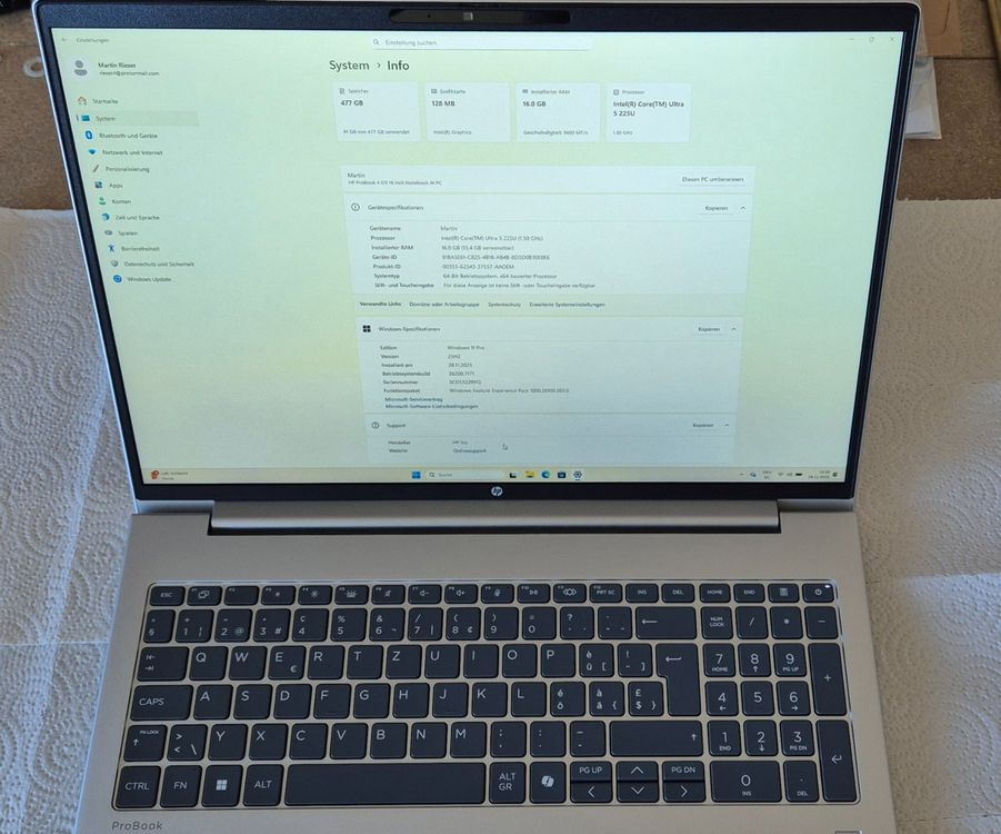 HP ProBook 4 G1i 16 AI PC BC2U0ES