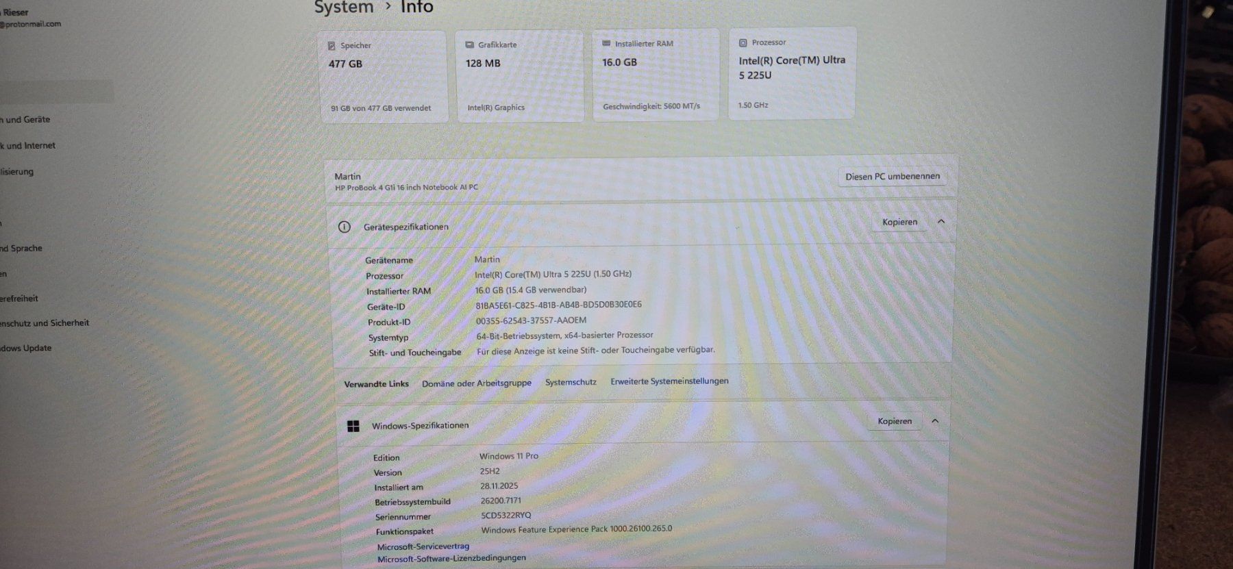 HP ProBook 4 G1i 16 AI PC BC2U0ES - Image 3