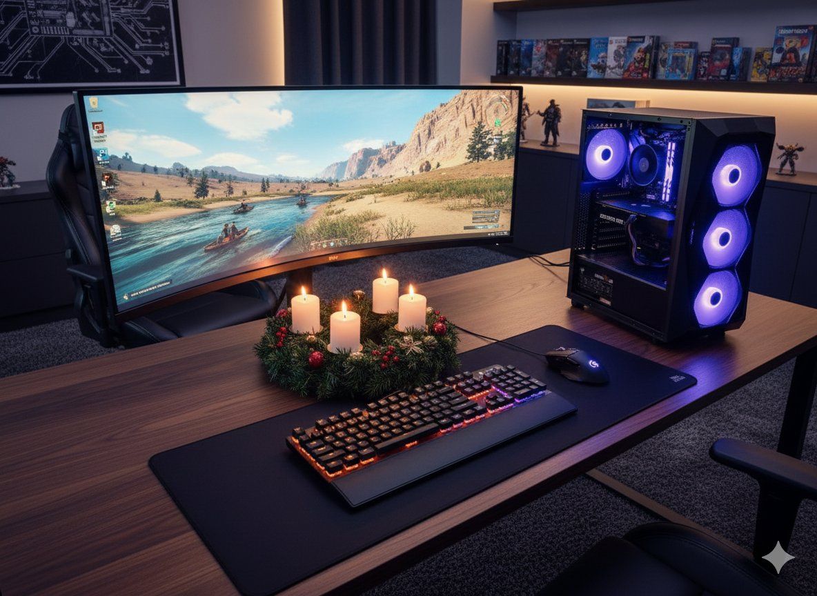 Gamer PC RTX 3050, Intel i7 4GHz, 16GB RAM, 500GB - Image 1