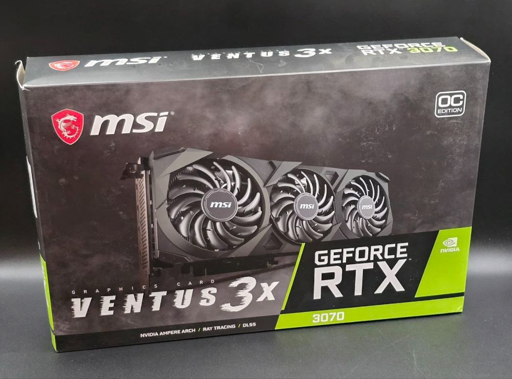 MSI GeForce RTX 3070 VENTUS 3X OC–8 GB GDDR6–Ottimo stato