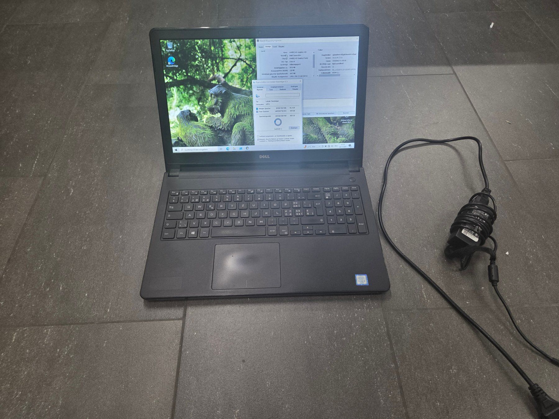 15,6" Dell Vostro Notebook, i5, 500GB SSD ***PORTOFREI*** - Image 1