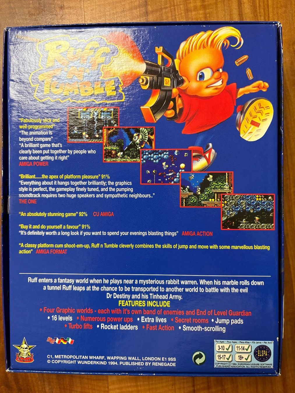 Gioco Amiga: Ruff 'n' Tumble (Rare Big Box) - Image 3