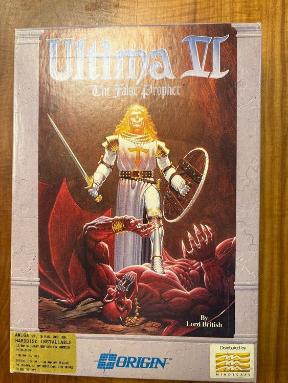 Gioco Amiga: Ultima VI: The False Prophet (Rare Big Box)