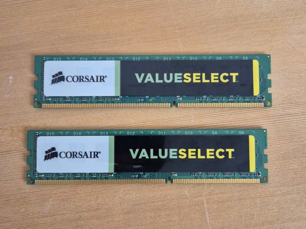 Corsair ValueSelect RAM 2 x 8GB, 1600 MHz, DDR3-RAM, DIMM