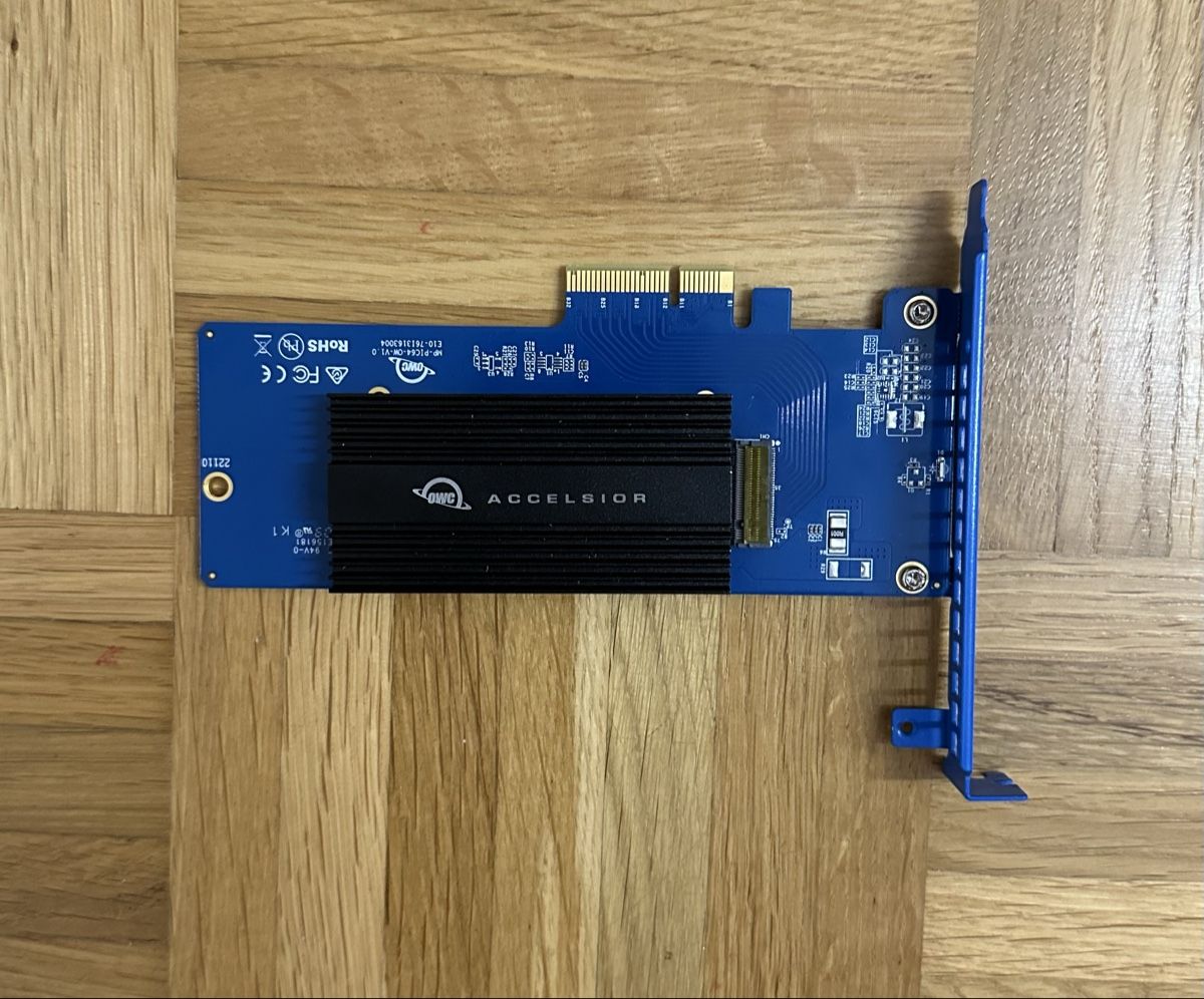 Adattatore OWC Accelsior PCIe SSD – PCIe a NVMe/Blade - Image 1