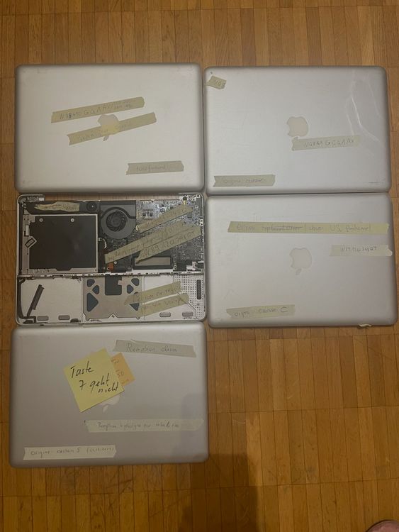 Lot de Macbook pro 13" de 2008.