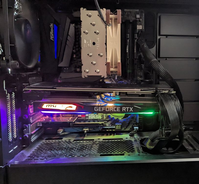 Leiser Gaming PC AMD Ryzen 7 2700, GF RTX 2070 8GB, RAM 32GB