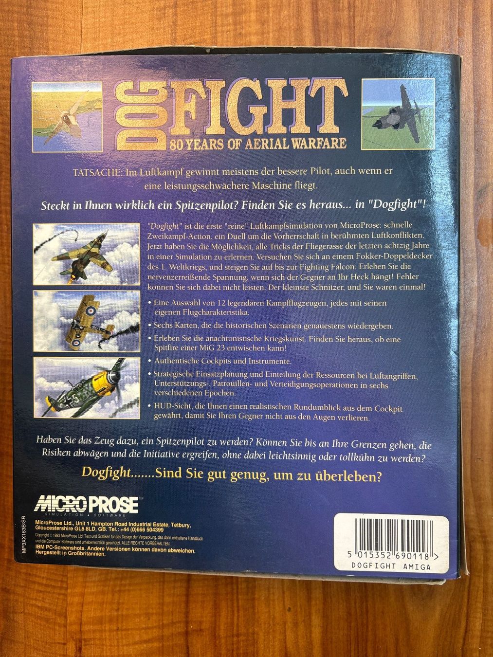Amiga Spiel: Amiga Spiel: Dogfight: 80 anni di combattimenti aerei - Image 3