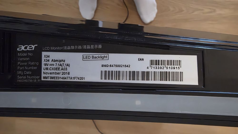 Monitor curvo Acer Predator X34A - Image 2