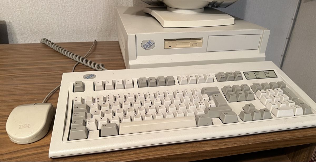 IBM PC 466dx2/s Retro Computer - Vintage Sammler- Rarità - Image 1