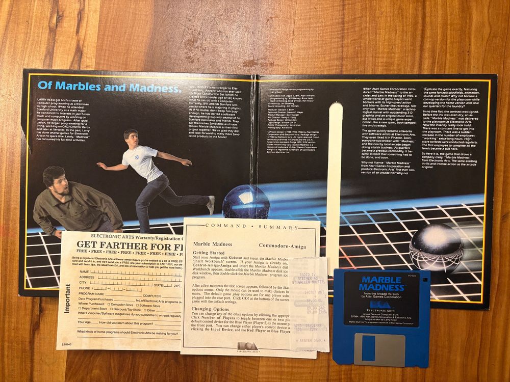 Gioco Amiga: Marble Madness (Big Flat Box) - Image 2
