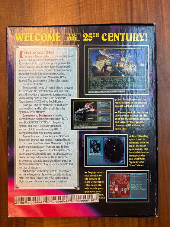 Gioco Amiga: Buck Rogers: Countdown to Doomsday (Big Box) - Image 2