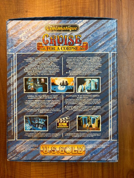 Gioco Amiga: Cruise for a Corpse (Big Box) - Image 2