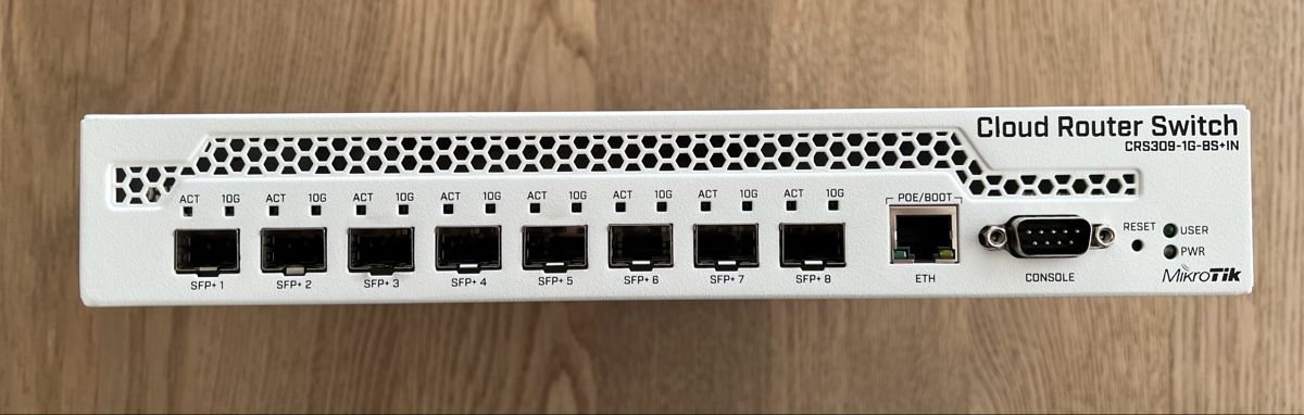Mikrotik Cloud Router Switch CRS309-1G-8S+IN - Image 1