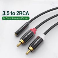 Cinch (RCA) a 2x Cinch (RCA) cavo audio da 3,5 mm, 2 m - Image 3