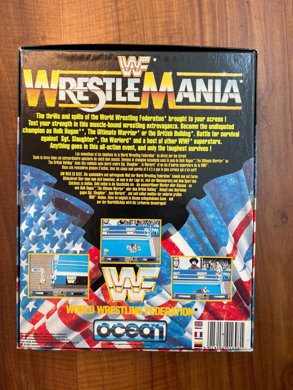 Gioco Amiga: WWF - WrestleMania (Big Box) - Image 3