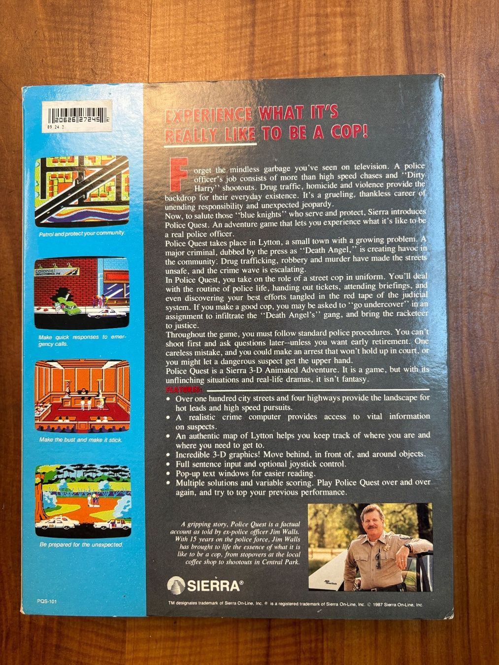 Gioco Amiga: Police Quest I: In Pursuit of the Death Angel - Image 3