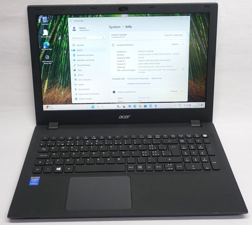 ACER TM P257 - i5 / 8GB / 1TB SSD / Win11