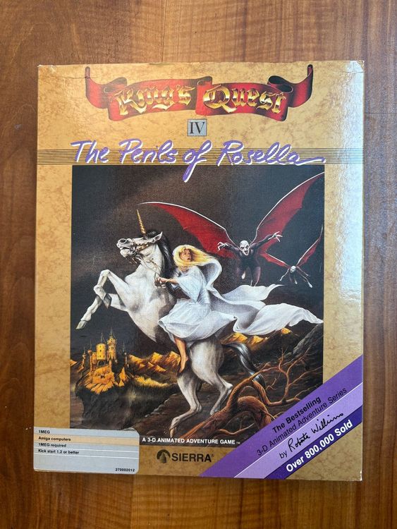 Gioco Amiga: King’s Quest IV: The Perils of Rosella