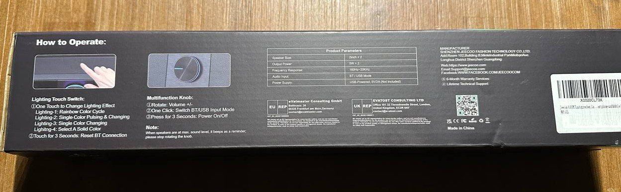 Jeecoo A40 USB Computer Speaker - Super Sound Top! - Image 3