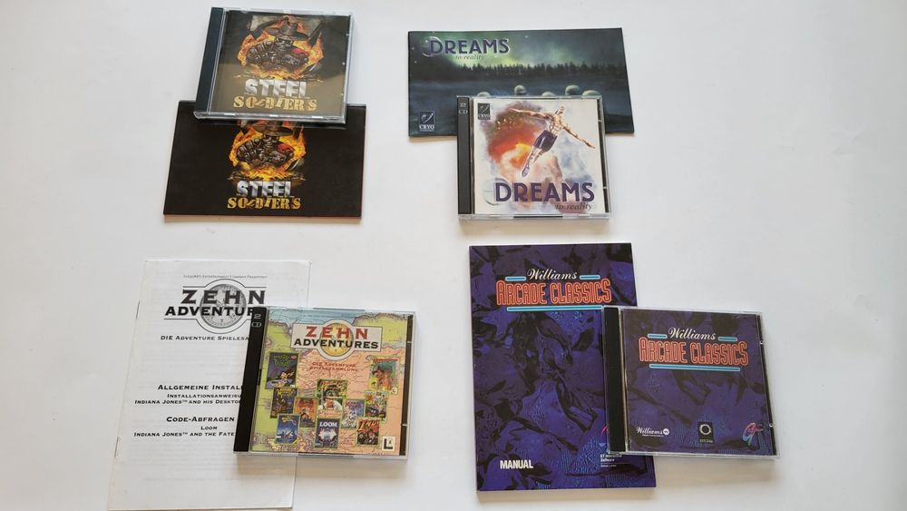 Giochi per PC vecchi, incluso il manuale