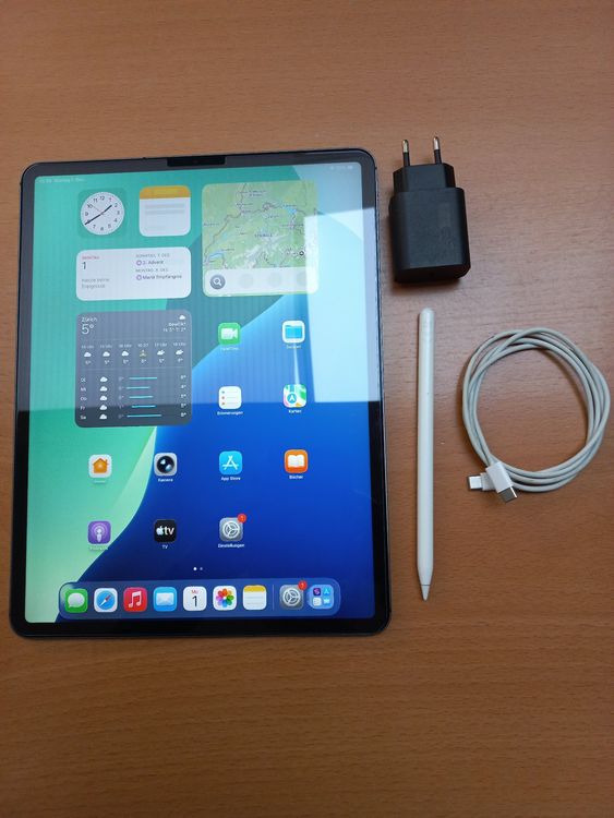 iPad Pro 12.9", 4. Gen. Wi-Fi+Simeinschub MXF52TY, 256 GB,