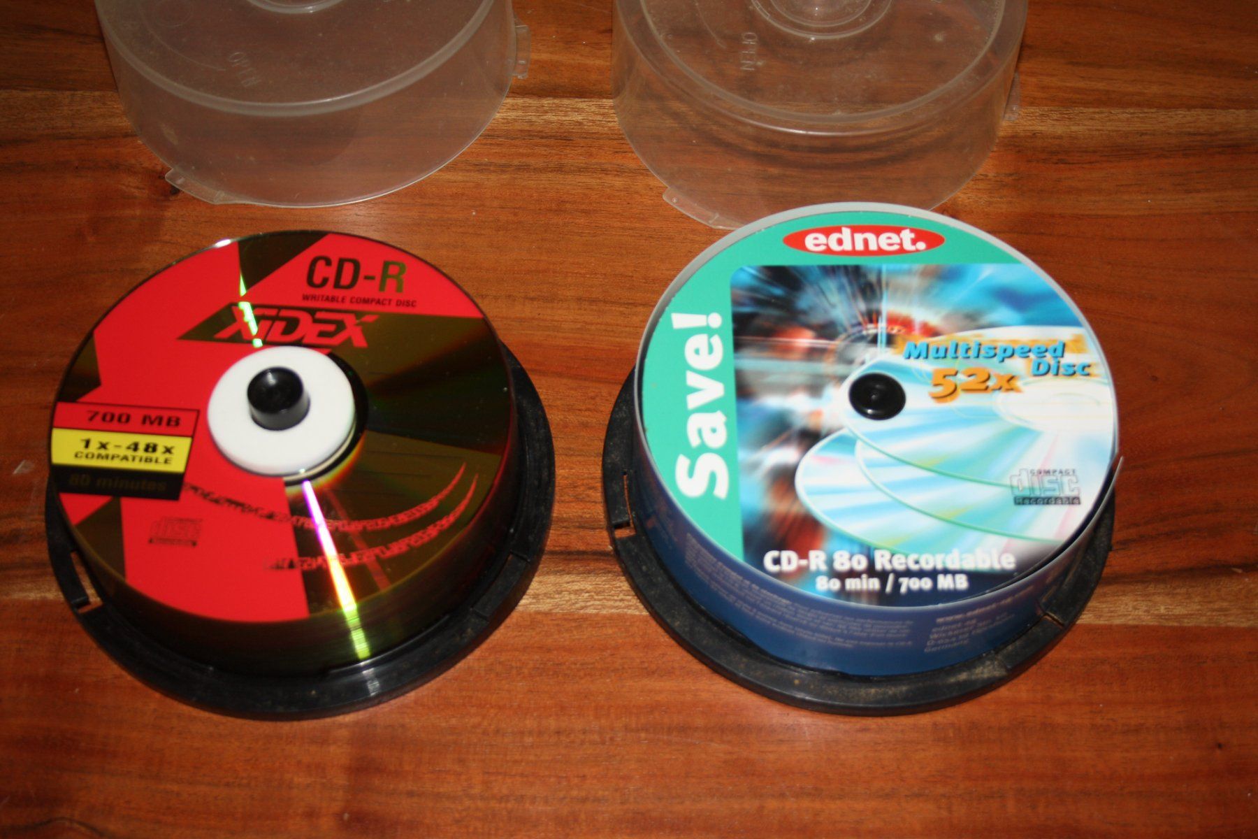 CD-R Rohlinge, 52x, 700 MB, ednet &amp; XIDEX, 47 CD - Image 1