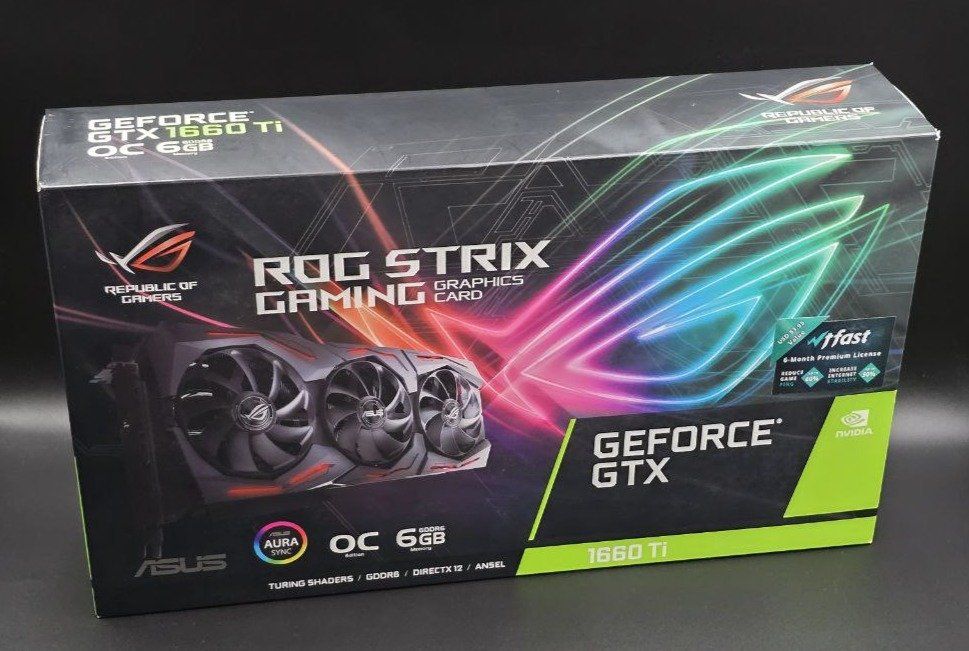 ASUS ROG Strix GTX 1660 Ti Gaming – 6GB GDDR6–Ottimo stato