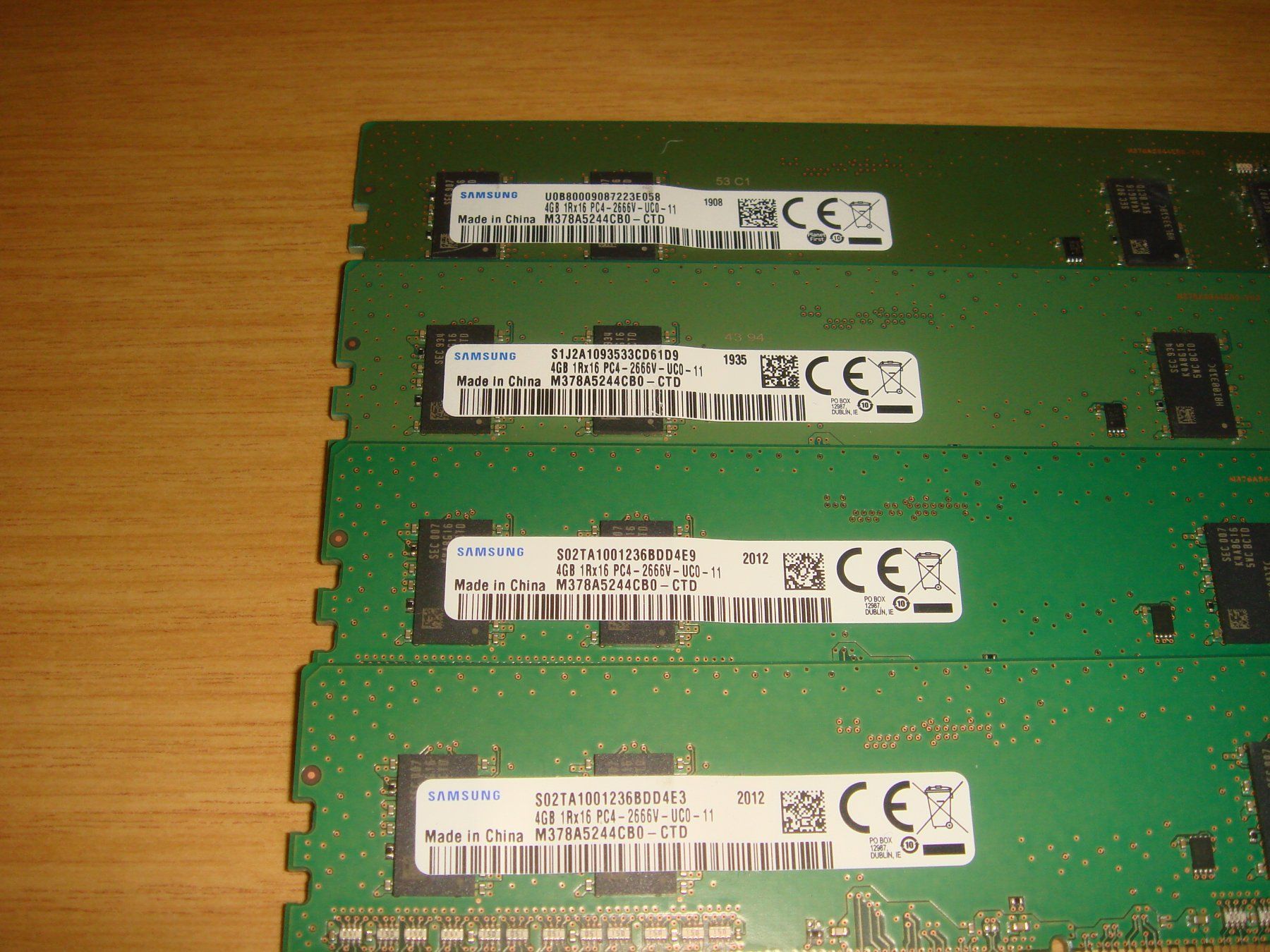 4 pezzi 4gb ddr4 2666 RAM per computer. - Image 3