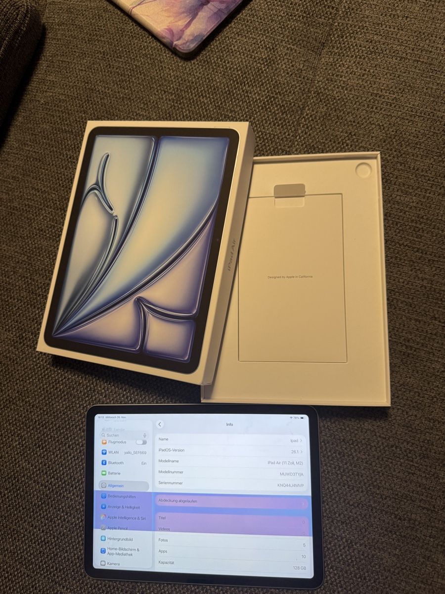 iPad Air 11 pollici (M2) 128 GB, Wi-Fi - Image 1