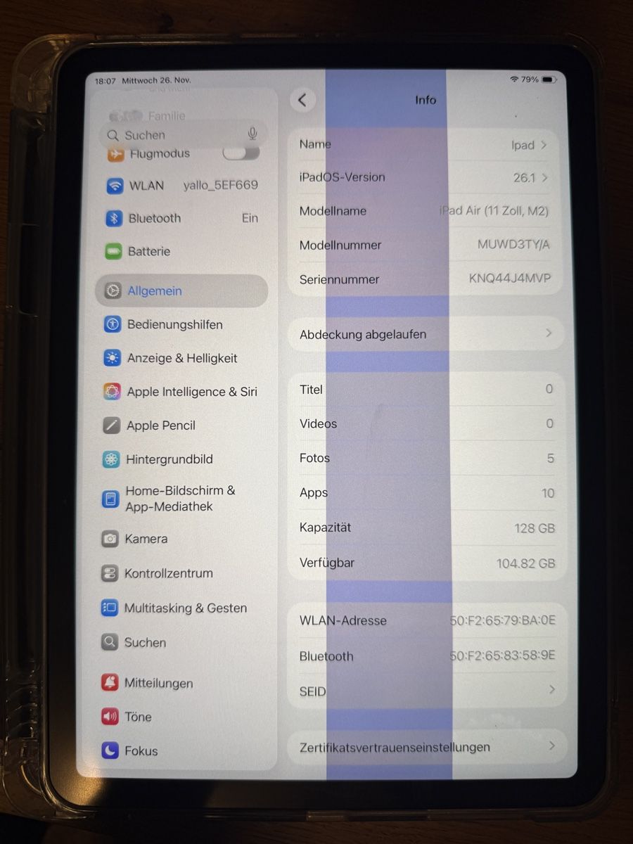 iPad Air 11 pollici (M2) 128 GB, Wi-Fi - Image 3