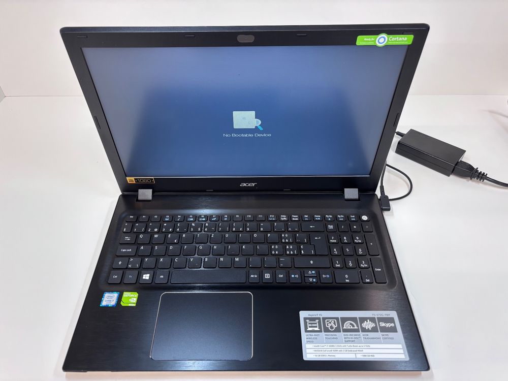 Notebook 15.6" Acer Aspire F15 F5-572G-70JY Core i7, DEFEKT
