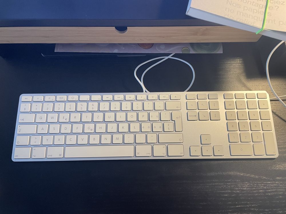 clavier apple con cavo
