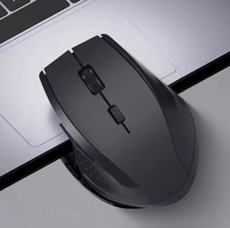 Maus ergonomica senza fili (nuovo in fabbrica) nera/grigia