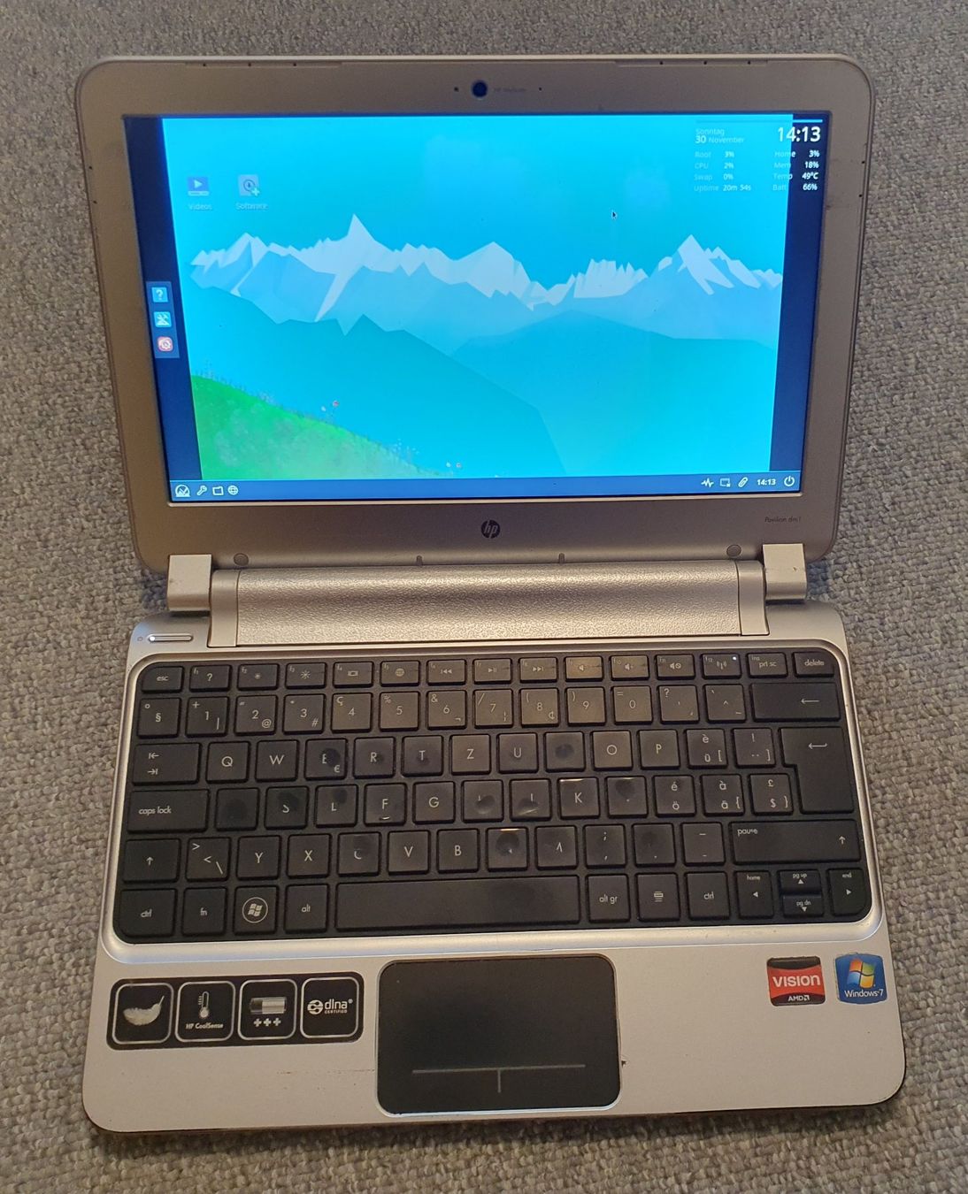 HP Pavilion DM 1, AMD E-350, MX-Linux, batteria OK, con alimentatore - Image 1