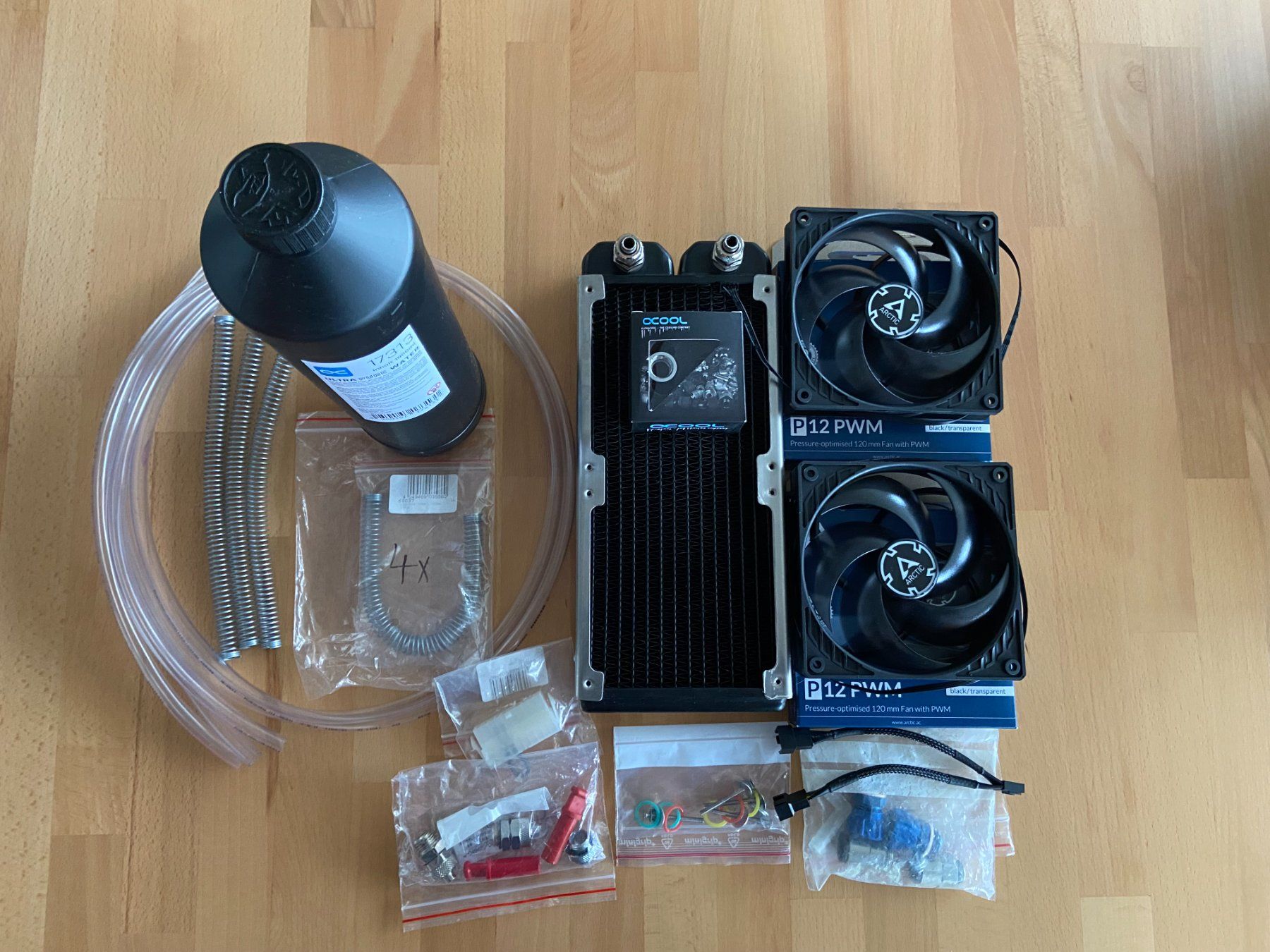 Radiatore 240 mm per PC - raffreddamento ad acqua con molti accessori - Image 1
