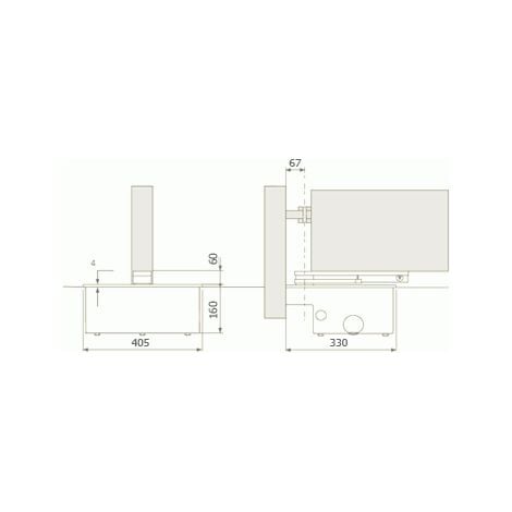 Attuatore idraulico per anta 1 FAAC 402 CBC 230v 104468 - Image 2