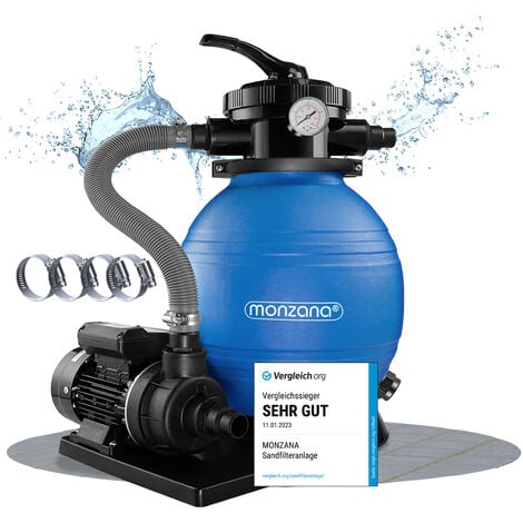 Bestway Flowclear sistema di filtraggio a sabbia pompa di filtraggio a sabbia per piscina 11.355 l/h 58486 - Image 1