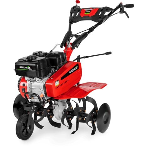 Rasaerba a benzina da 212 cc e 7 HP, larghezza di lavoro 95 cm, profondità fino a 30 cm, potente e maneggevole - GREENCUT GTC300X