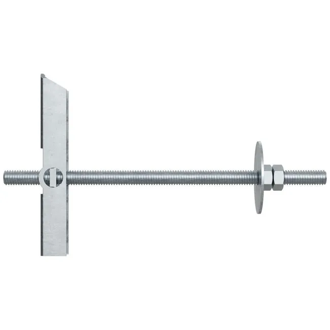 2 tasselli ribaltabili pieghevoli per muri cavi, ø 10 mm e L. 95 mm