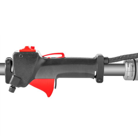 Attrezzo multifunzione GM650X-6, con motore a benzina 2 tempi da 65 cc, 4,9 HP. 6 diversi accessori da taglio, doppia impugnatura e cintura di sicurezza - Greencut