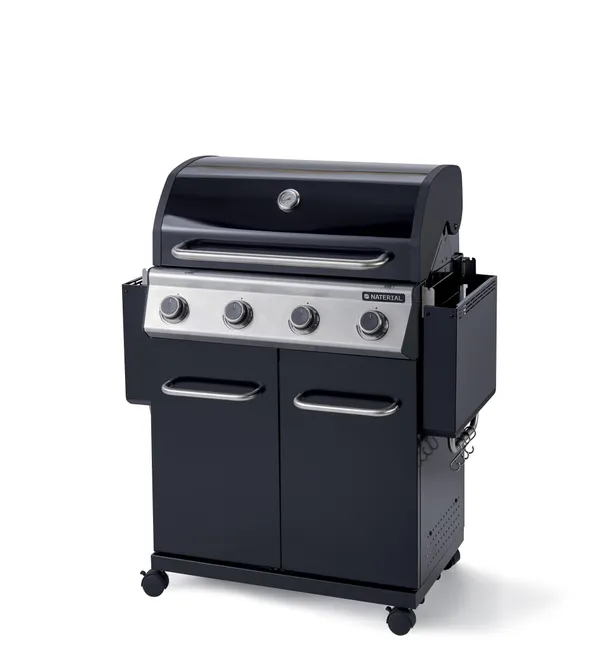 Barbecue a gas Kenton NATERIAL con 4 fuochi e potenza 14 kW