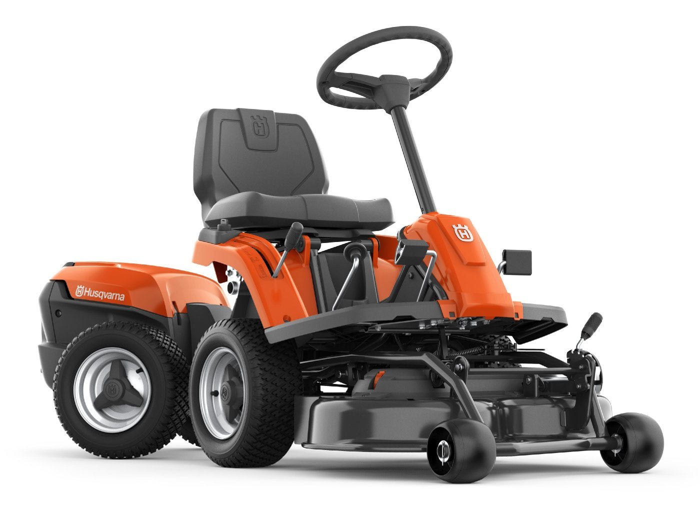 Batteria Husqvarna - Rasaerba frontale R 112iC con piatto di taglio, batteria Combi 85 e caricabatterie - Modello 2022