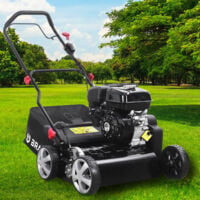 BRAST Scarificatore a Benzina 4,5 kW (6,12 HP) 2 in 1 Aeratore per Prato Rimuovi Muschio 212 cc